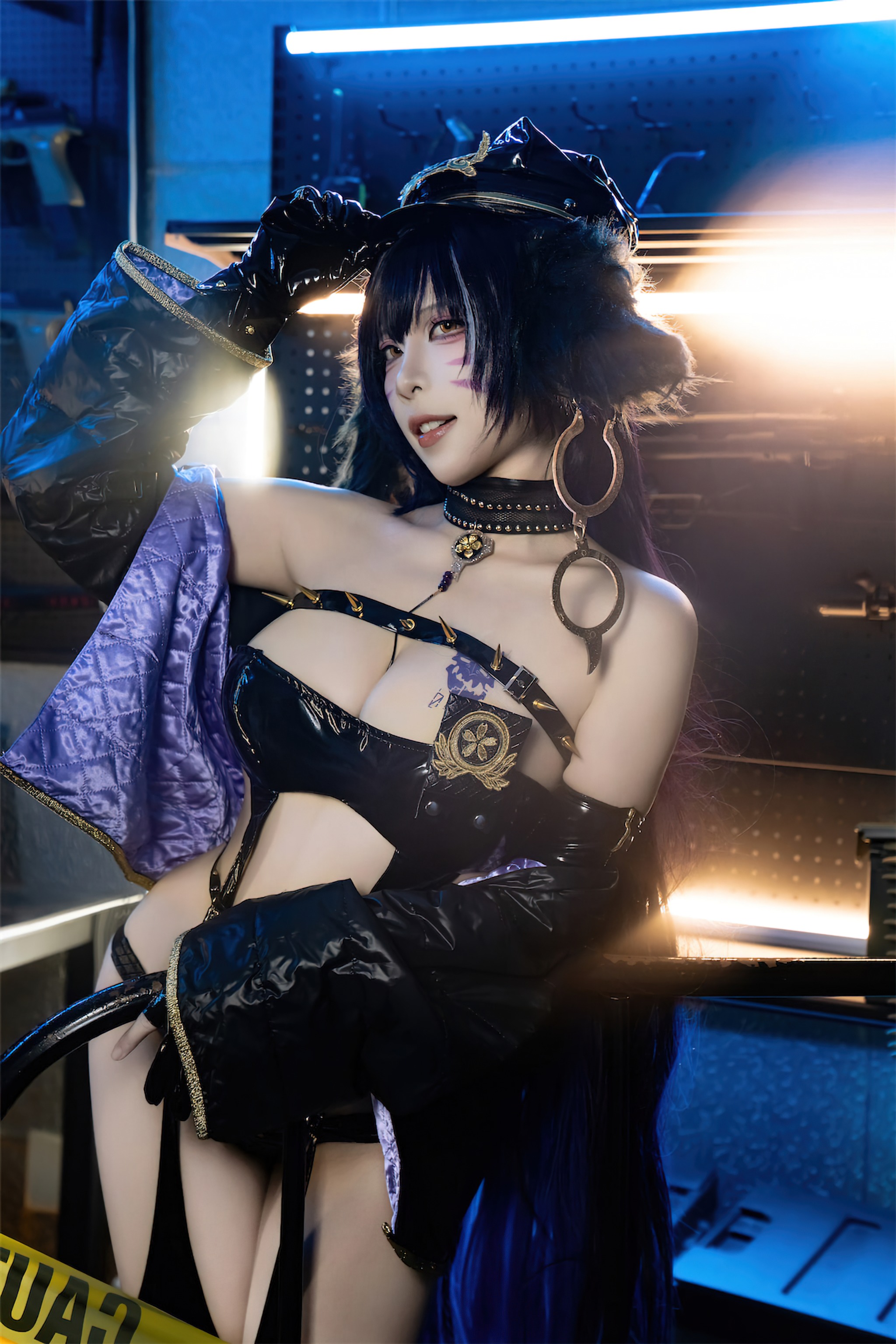 图片[1]-二佐Nisa – NO.198 碧蓝航线 武藏 女警 [25P]-XikXak